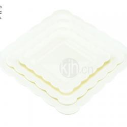 花邊正方餐盤(pán)(4、6PCS