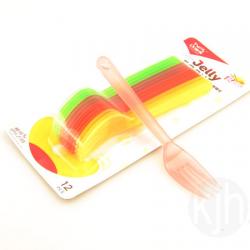 多彩喱叉，12支/板