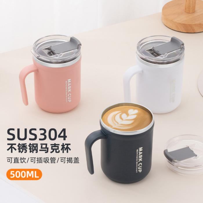 帶手提商務(wù)馬克杯500m