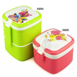 方型手提飯盒、雙層飯