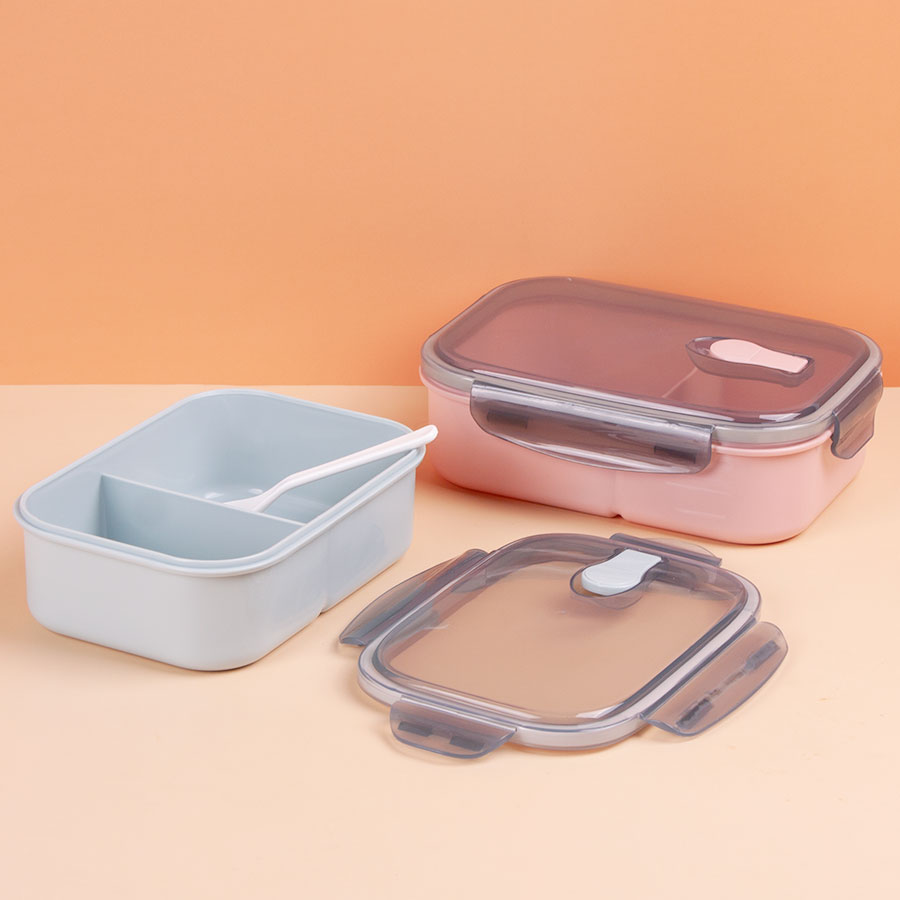 小簡(jiǎn)分格抗菌飯盒900m